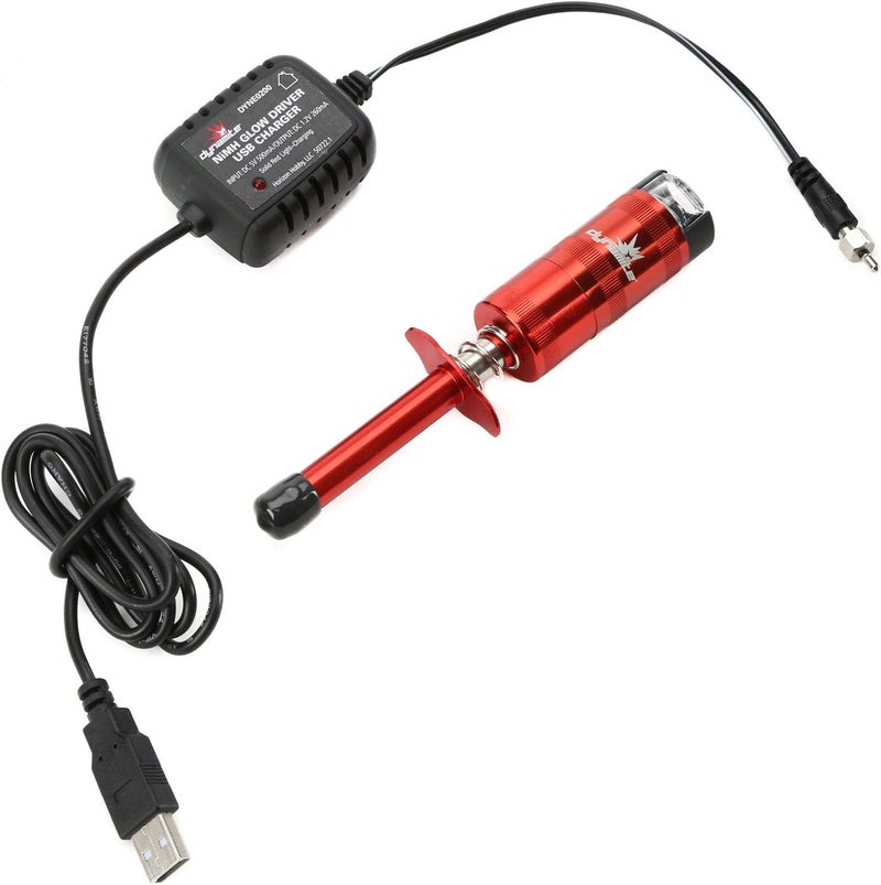Dynamite Metered Ni-Mh Glow Driver w/USB Charger DYNE0200 Glow Plugs - Image 2
