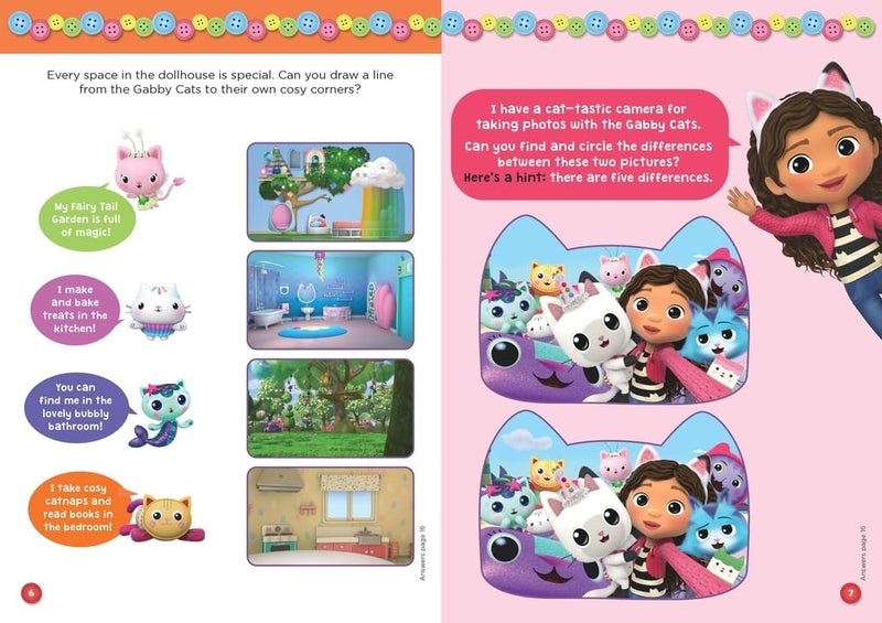 DreamWorks Gabby's Dollhouse: Crafty-Rific Sticker Activity Book - Image 4