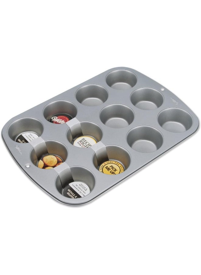 Wilton Recipe Right 12 Cup Standard Muffin Pan - Image 1
