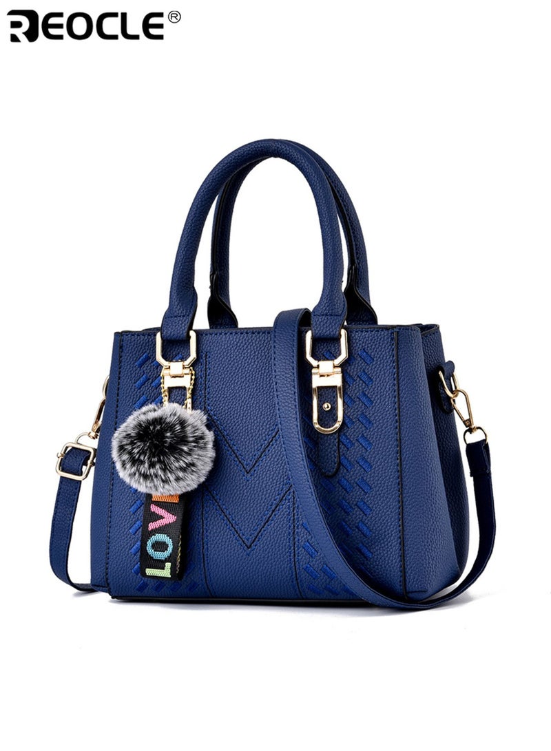 REOCLE Women's Handbag Travel Tote Bag Adjustable Shoulder Strap Durable Zipper Closure Comfortable PU Leather Perfect for Work Travel - Image 3