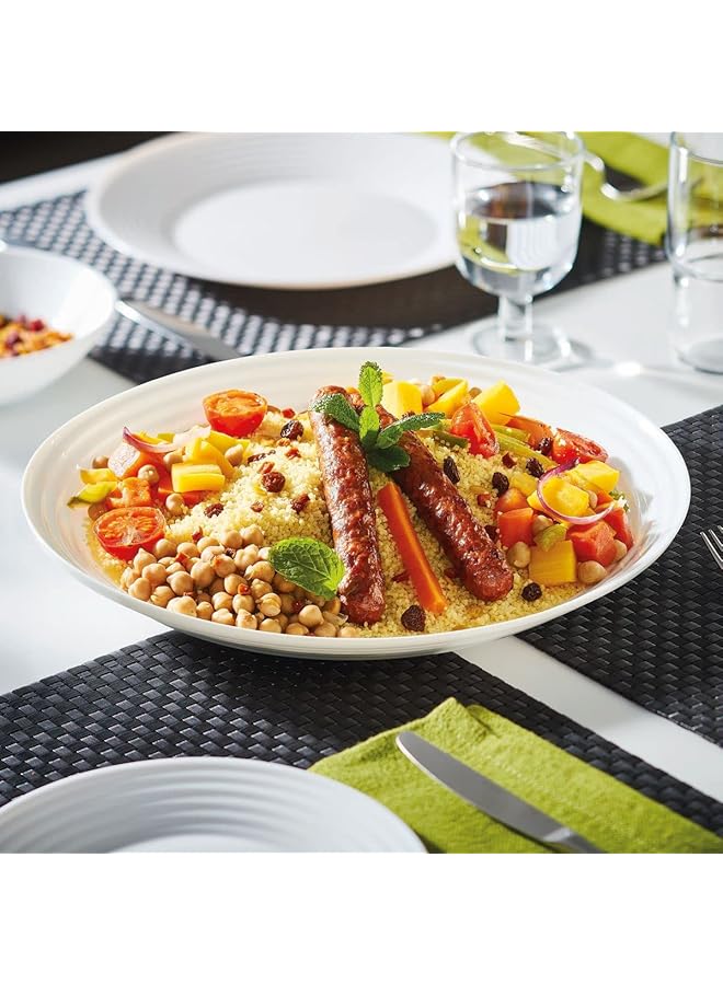 Luminarc Harena Oval Platter, 33 Cm X 25 Cm Size, White - Image 4