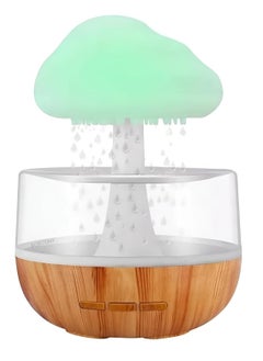 Raining Cloud Humidifier Aromatherapy Essential Oil Diffuser Cute Diffuser Mushroom Humidifier Waterfall Lamp Desk Fountain Bedside Sleeping Relaxing Mood