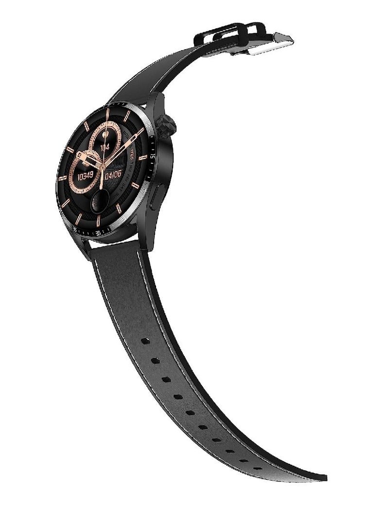 Zoom Plus Germany Bluetooth Calling Multi-Function Heart Rate Monitoring Smartwatch Black - Image 4