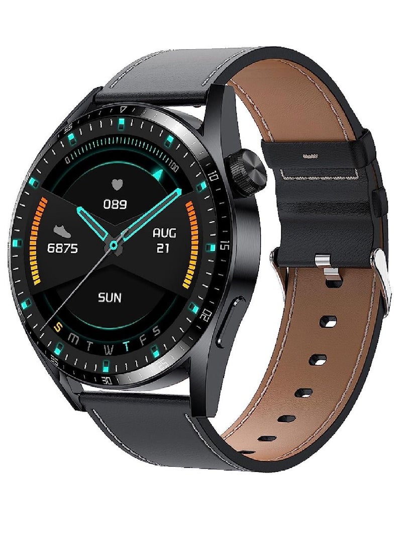 Zoom Plus Germany Bluetooth Calling Multi-Function Heart Rate Monitoring Smartwatch Black - Image 2