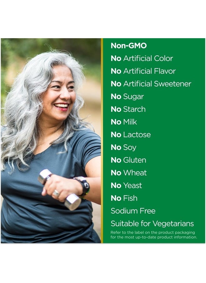 NATURE'S BOUNTY - 1000mg Berberine Herbal Health Capsules Support Heart and Cardiovascular Health, Help Maintain Healthy Cholesterol, Triglyceride, and Blood Sugar Levels, 60 Capsules - Image 1