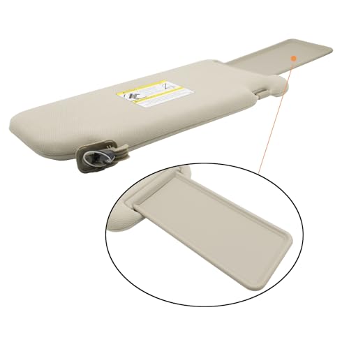 NHILES Left Driver & Right Passenger Sun Visor Compatible with Mazda CX-9 2010-2015 Sun Visor Replacement Number TD11-69-320C-75 TD12-69-320C-75 TD11-69-270B-75 TD12-69-270B-75 Color:Beige - Image 5
