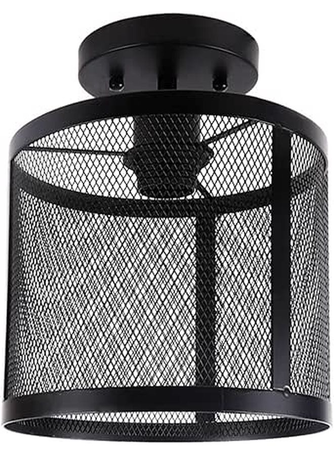Valiclud Industrial Mesh Cage Flush Mount Light Large Iron Ceiling Lamp - Image 1