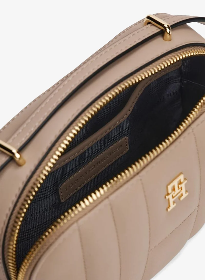 TOMMY HILFIGER  Logo Detailed Zip Through Camera Bag for Women | Best Price UAE