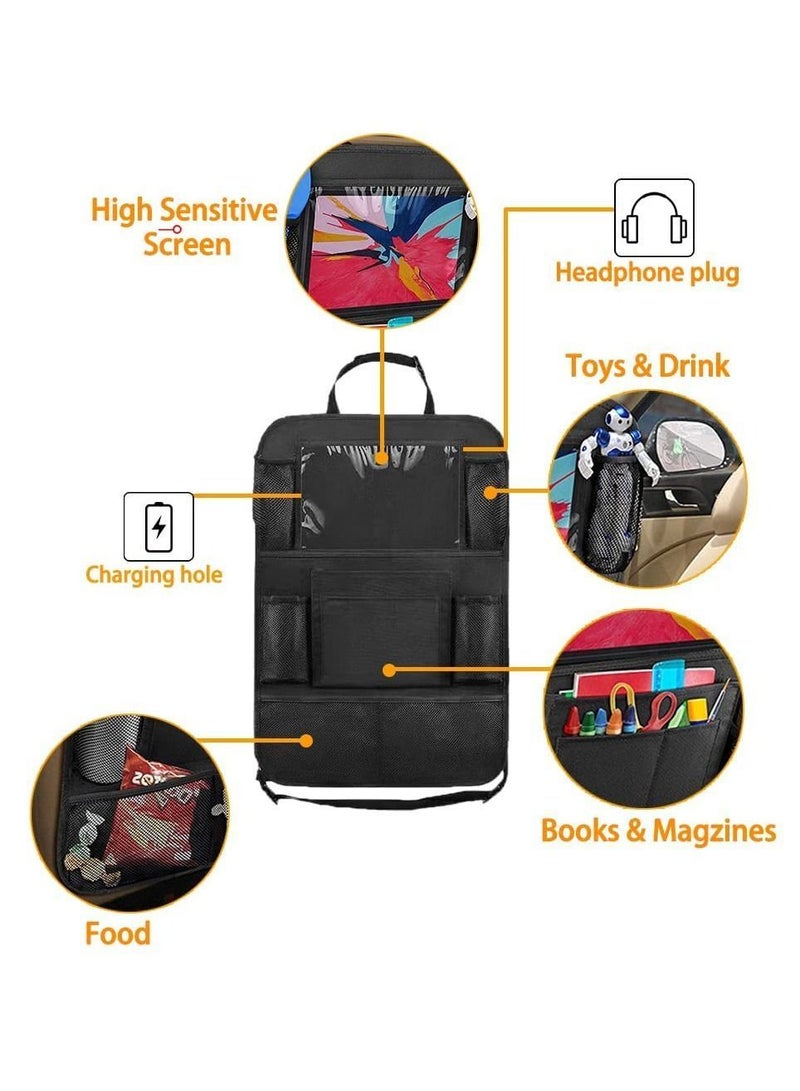 600D Oxford Cloth Car Seat Back Storage Bag (2 Pack) - Image 5