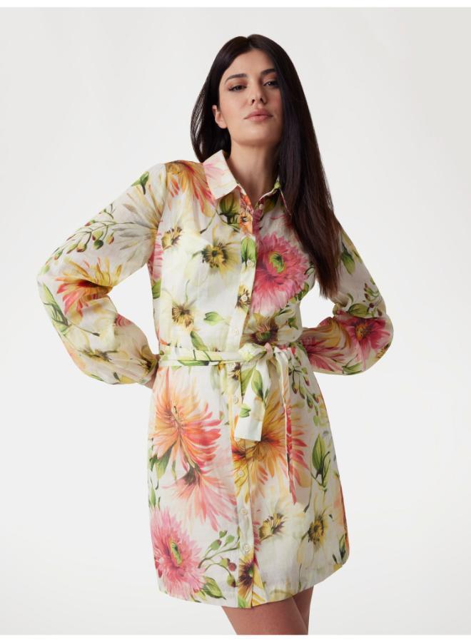 GUESS Floral Print Shirtdress - Image 3