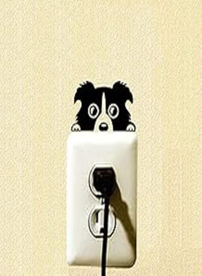 OR Dog Wall Sticker Decoration for the doorbell or laptop or the Light Switch or the car