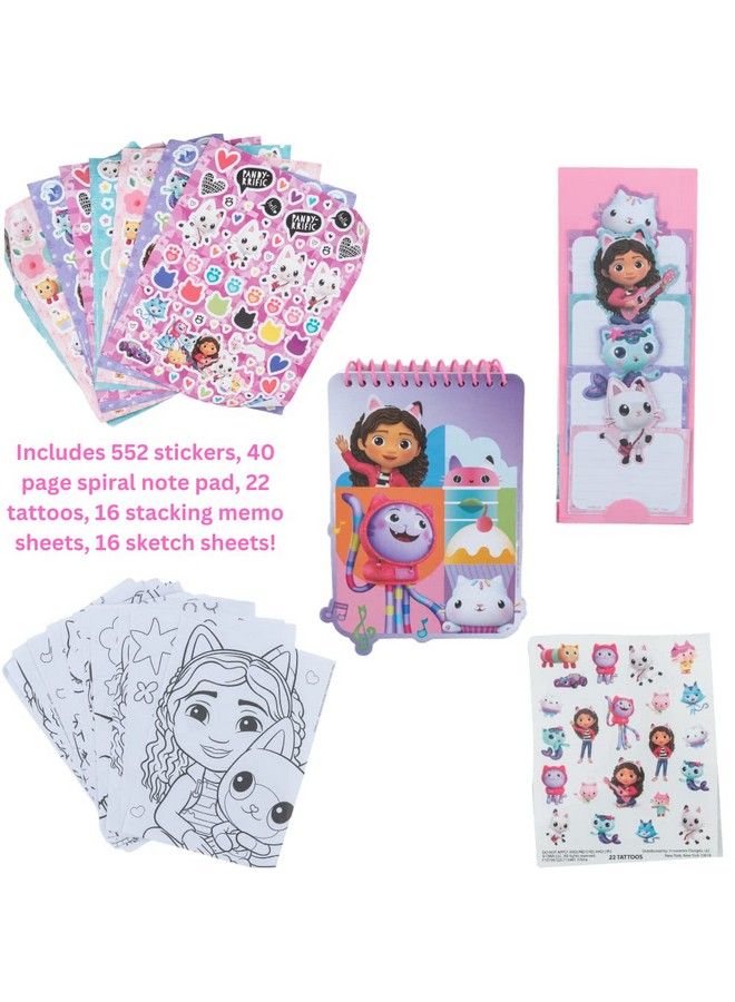 Innovative Designs Gabby Dollhouse Creativity Fun Kids Art Set For Coloring Painting And Crafts - Image 5