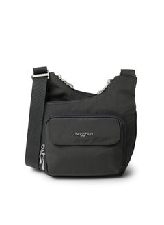 Baggallini Baggallini unisex adult Criss Cross Handbags, Charcoal, One Size US  - Image 1