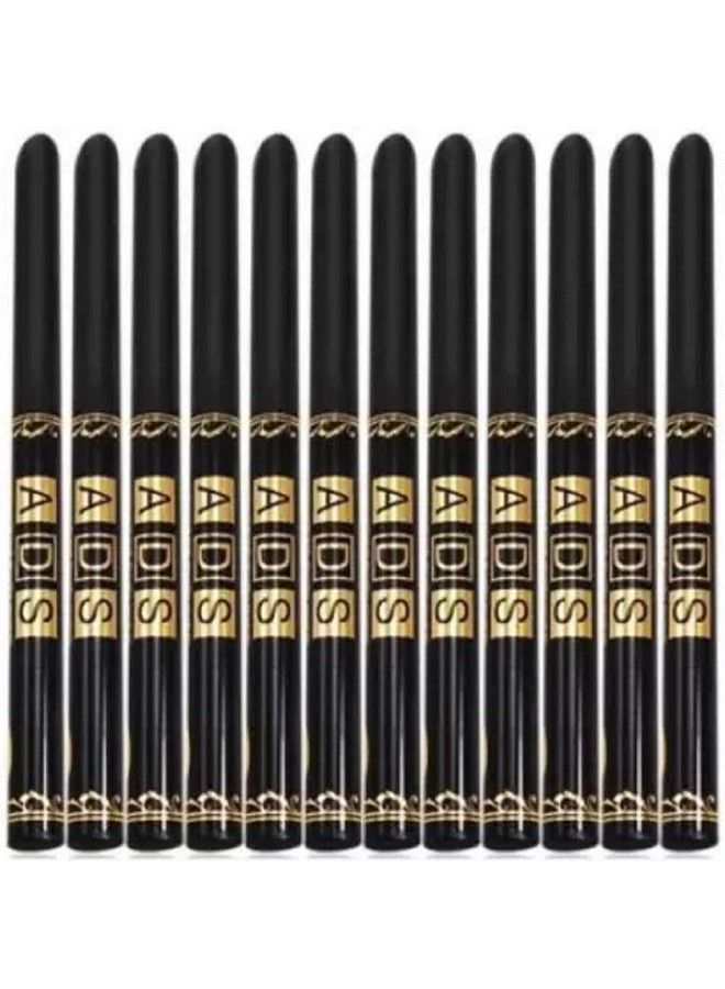 ADS Waterproof Eyeliner Black Packof 12Pcs 2.5 G (Black) 2.5 G (Black) - Image 2