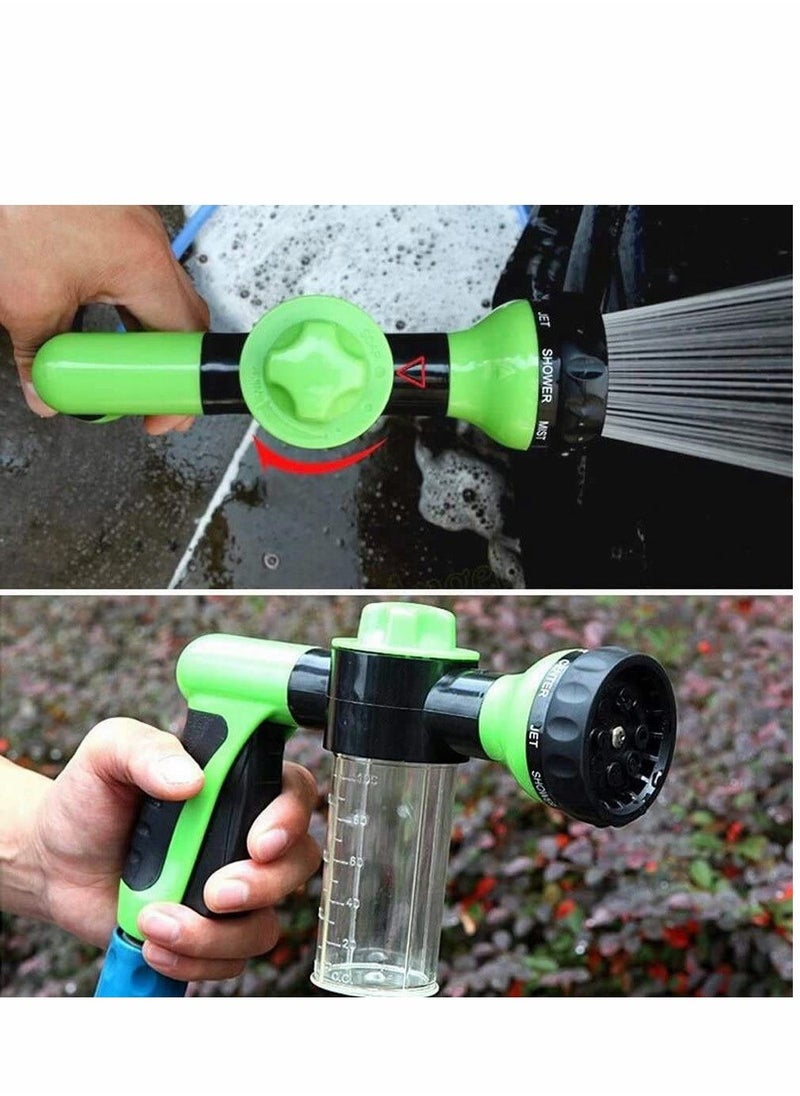 Y&D - Attachment Spray Gun Foam Sprayer Garden Water Hose Nozzle Soap Dispenser for Car Washing Pets Shower Plants Watering - Image 1