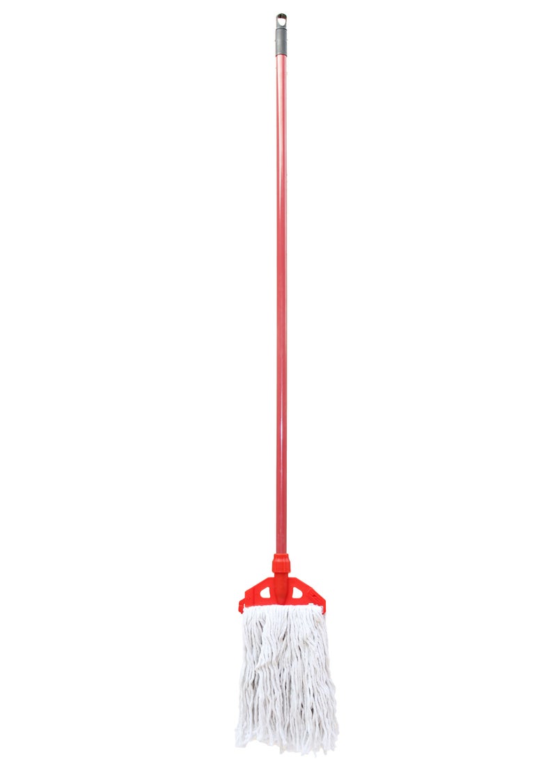CEPILLO Floor Cleaning Classic Wet Mop with stick red/white CP611