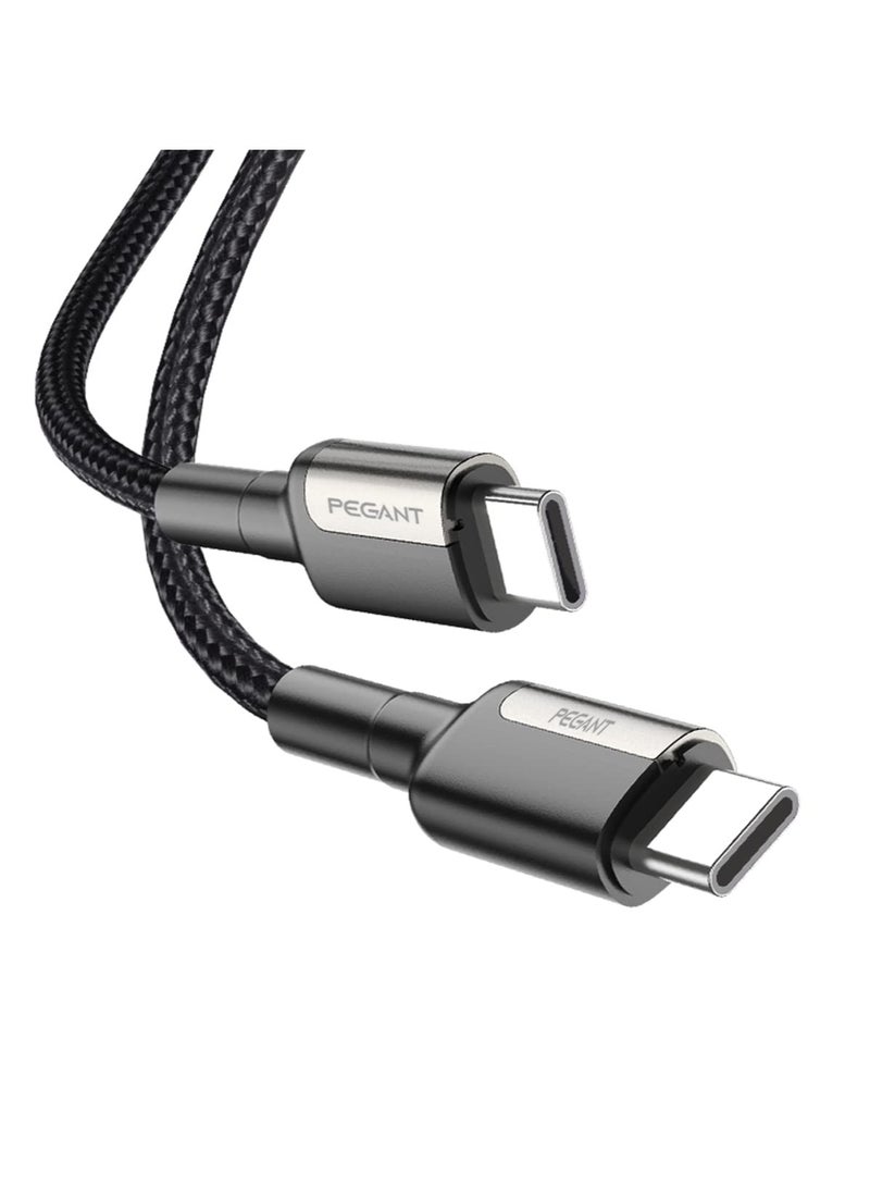 PEGANT Usb C Cable 100w Fast Charging Nylon Braided Power Delivery Pd Type C - Image 1