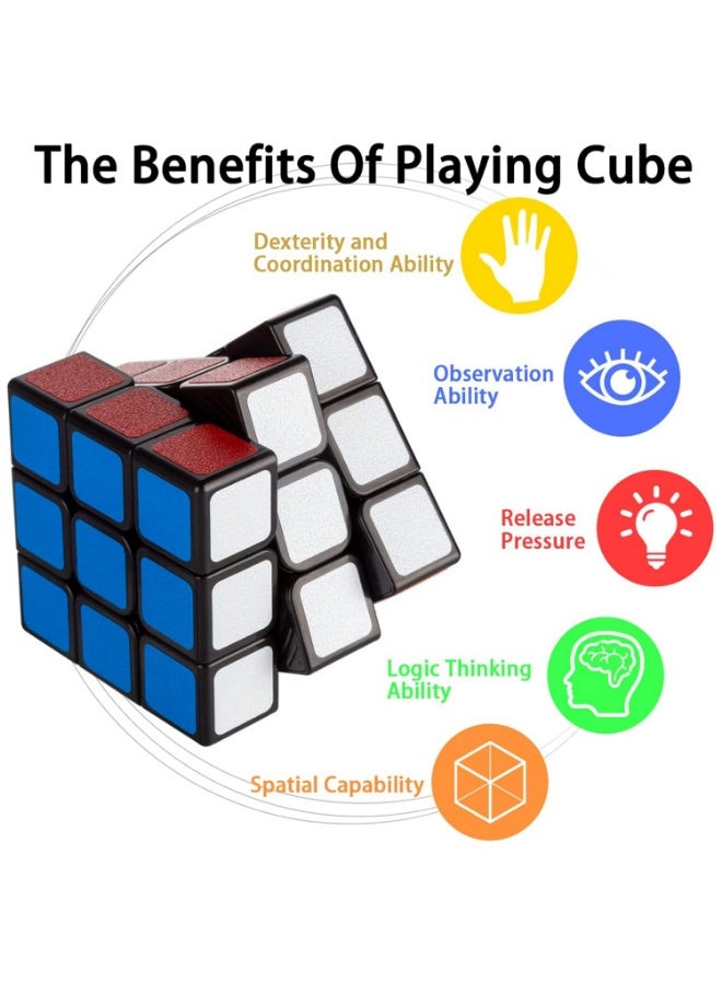 WinCheer Magic Combination 3D Puzzle Gear Cube, 3x3 Match-specific Speed Gear Cube Stickerless Twisty Puzzle - Image 3