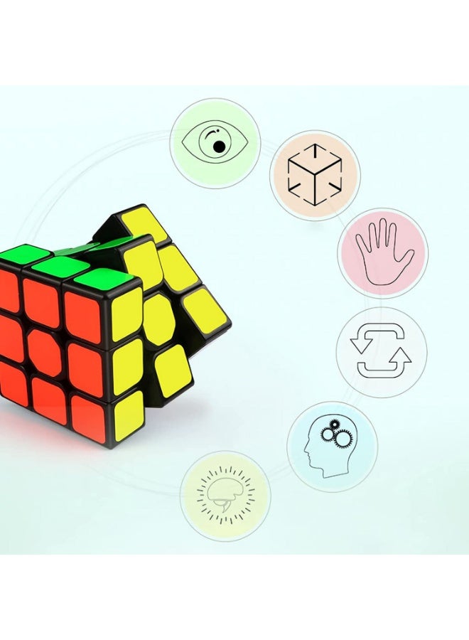 WinCheer Magic Combination 3D Puzzle Gear Cube, 3x3 Match-specific Speed Gear Cube Stickerless Twisty Puzzle - Image 2
