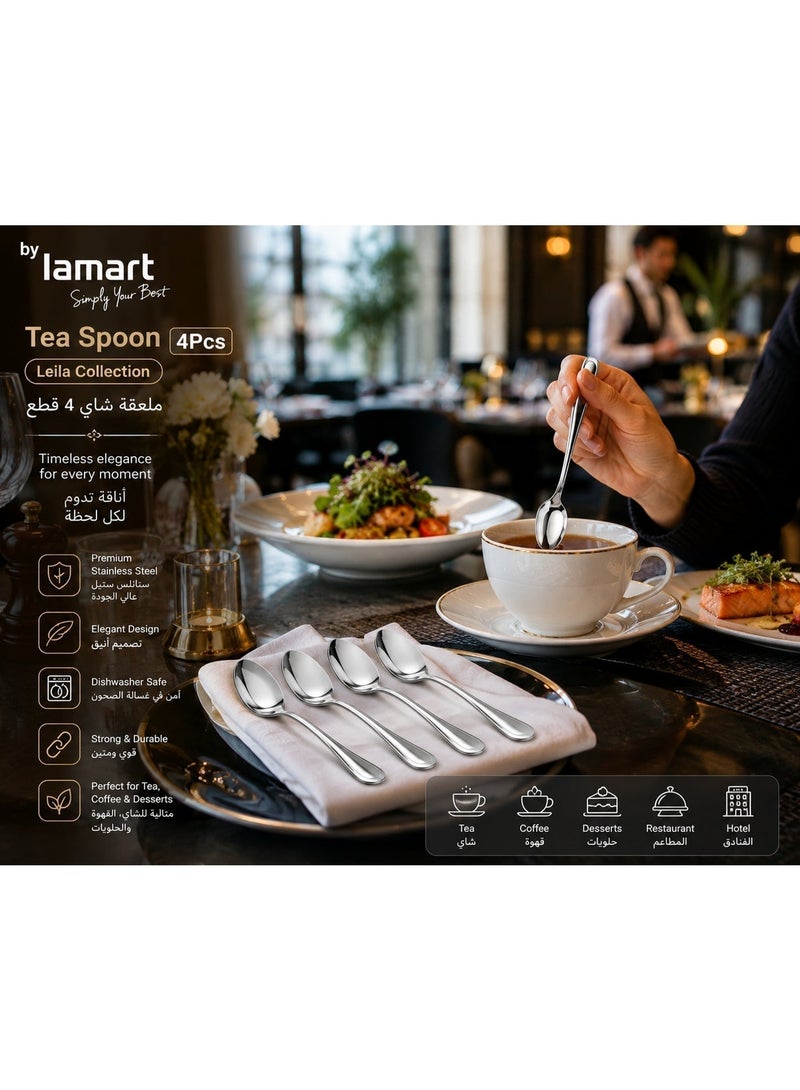 Lamart 4Pcs Set Of Tea Spoons 15 Cm - Image 2