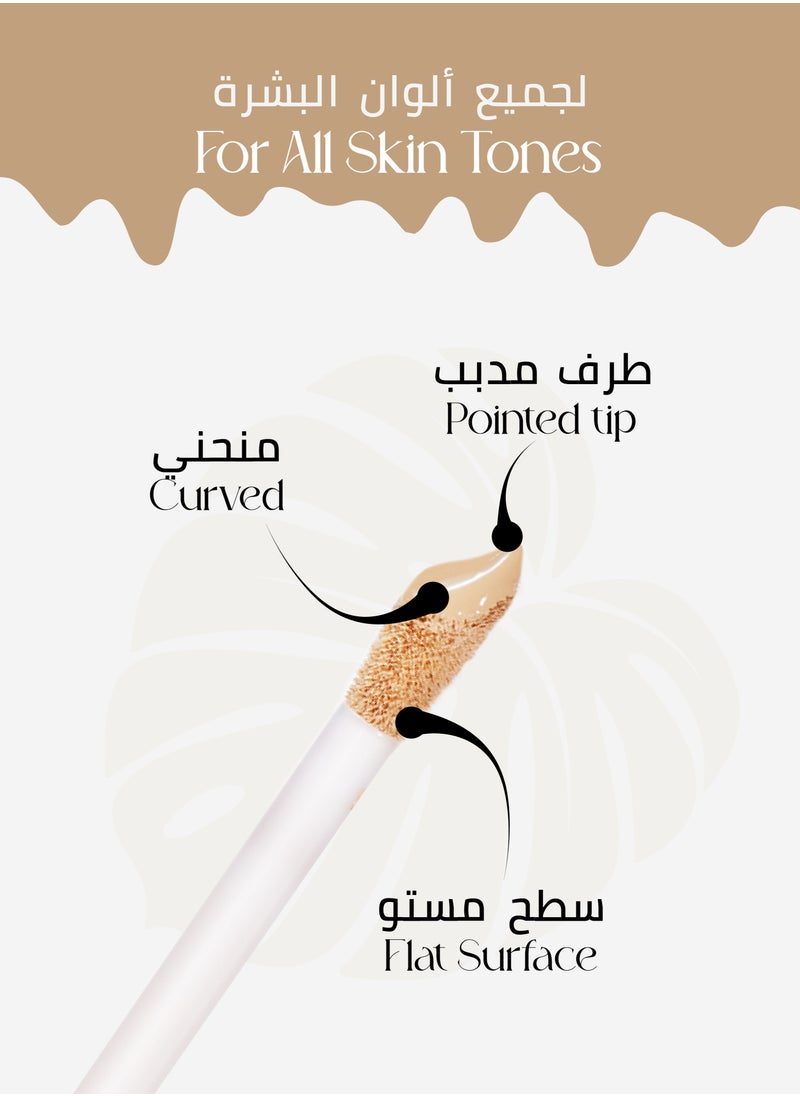 Oulac - Concealer Full Coverage, Concealer Stick for Dark Circles, Hydrating Concealer Infused with Hyaluronic Acid, Lightweight, Long Lasting, Vegan Concealer 3.8ml, Shade: C4 Light Medium - Image 1