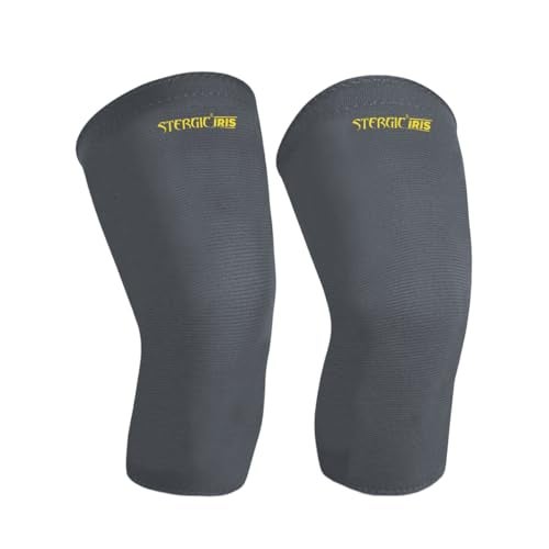 STERGIC IRIS Knee Cap, Brace, Sleeves For Men & Women Knee Pain Relief, for Sports, for gym workout, for arthritis pain, Skin Friendly Knee Cap with Breathable Material & Comfortable Fit-Pair - Image 1