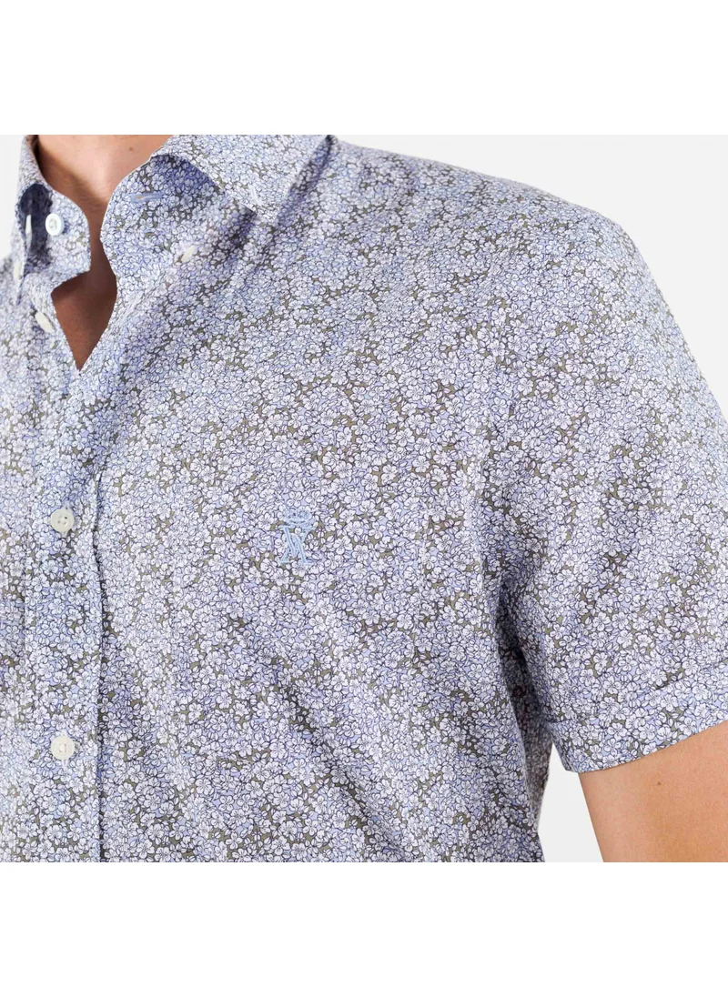 Vicomte A. Clive Sky Blue Shirt 100% Cotton