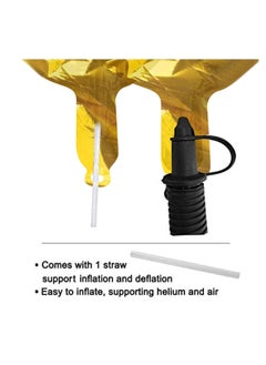 MARKQ 40 inch Number Balloons, Large Gold Foil Helium Balloons for Anniversary Wedding Birthday Party Decoration Supplies (Number 1)  - Image 4