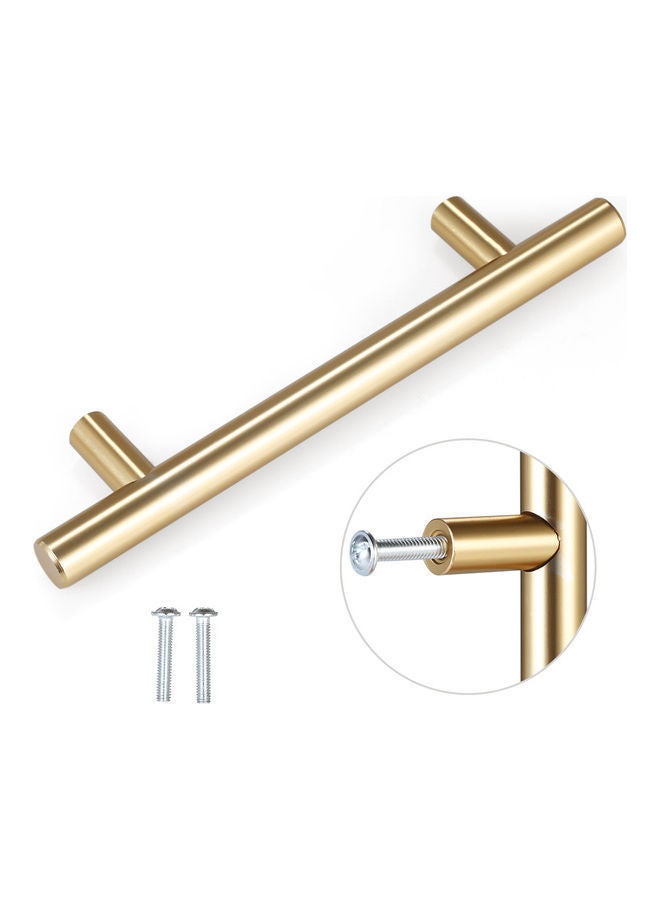 NIBEMINENT Brushed Brass Cabinet Handle Gold 160mm  - Image 5