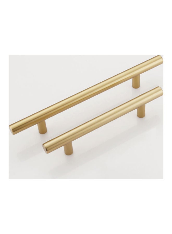 NIBEMINENT Brushed Brass Cabinet Handle Gold 160mm  - Image 3