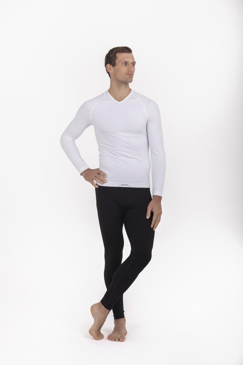 Oil Company Thermal Underwear Top Long Sleeve V Neck Unisex PP Seamless Level II OCP006  - Image 1