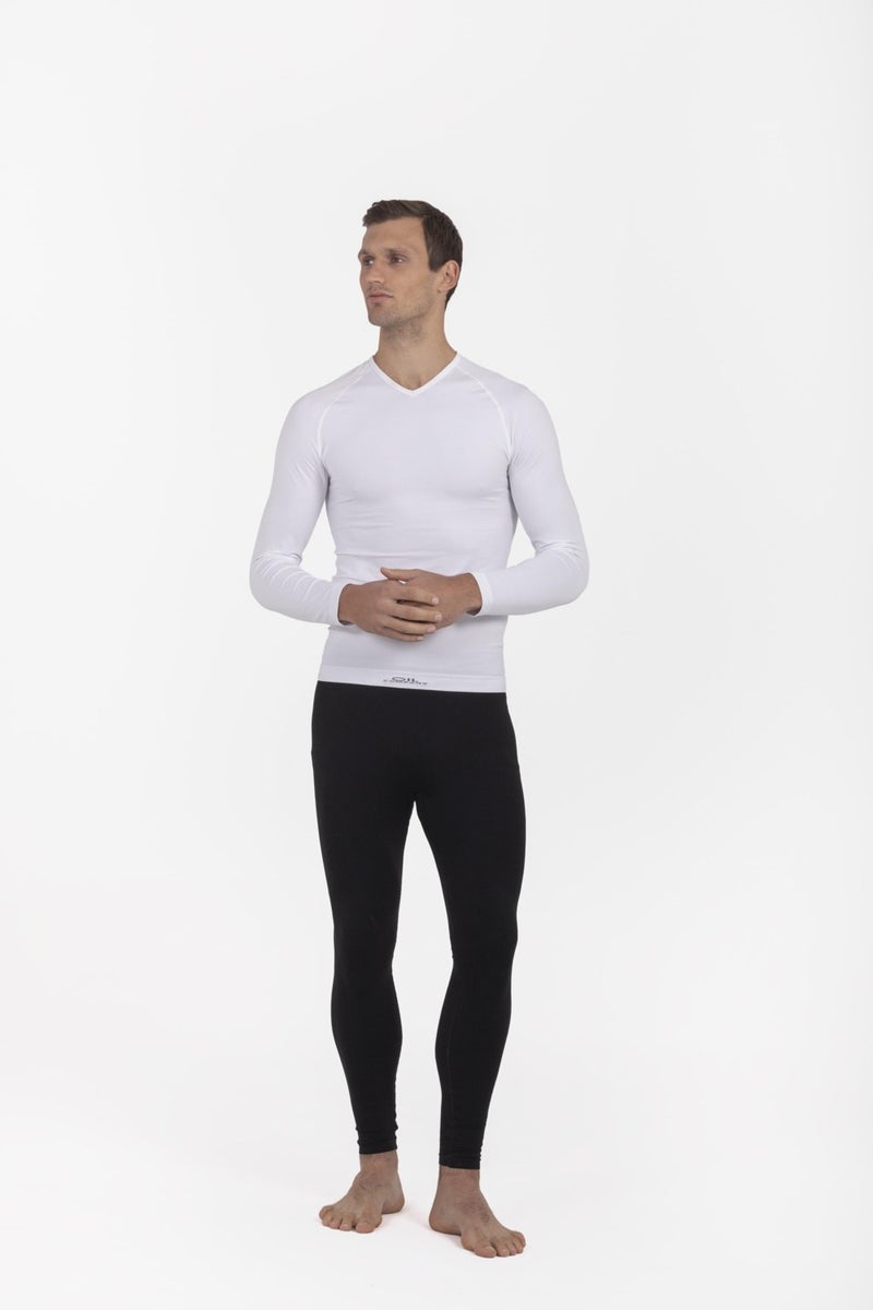Oil Company Thermal Underwear Top Long Sleeve V Neck Unisex PP Seamless Level II OCP006  - Image 2