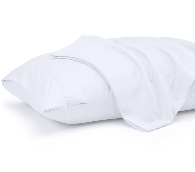 PILLOW CASES STANDARD SIZE 2PACK SOFT BRUSHED MICROFIBER ENVELOPE CLOSURE PERFECT FOR HOSPITALS HOTELS GUEST ROOMS OEKOTEX CERTIFIED 20X26 INCHES WHITE