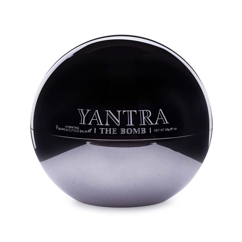Yantra Beauty The Bomb Hydrating Beard  Cuticle Balm  Moisturizing Conditioning Beard and Skin Pomade for Styling Sculpting and Texture  Smooth Grease Free  Shea Butter Infused  1 oz