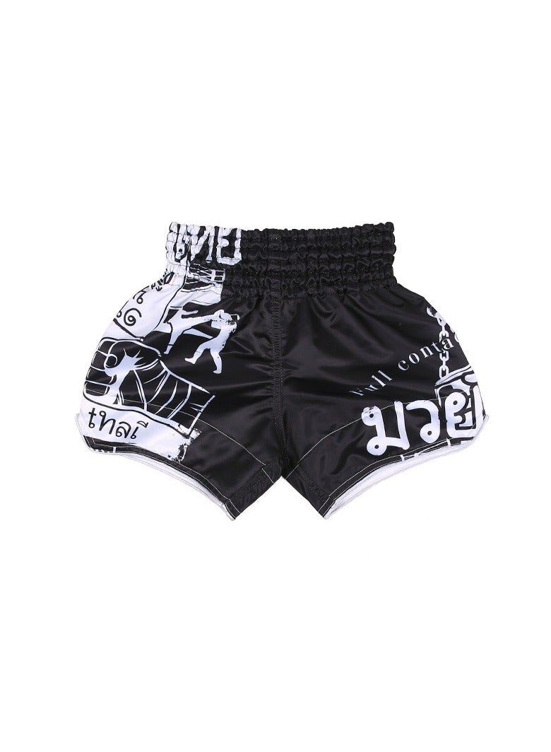 Generic Children's Boxing Pants, KIDS Martial Arts Suits, Training Suits, Ufc Fighting Suits, Muay Thai Shorts Are Soft And Breathable - Image 1