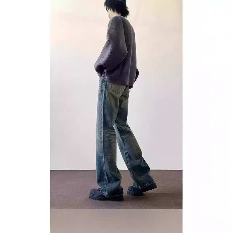 Unisex Classic Denim Jeans Loose Fit Daily Outdoor Wear - Image 5