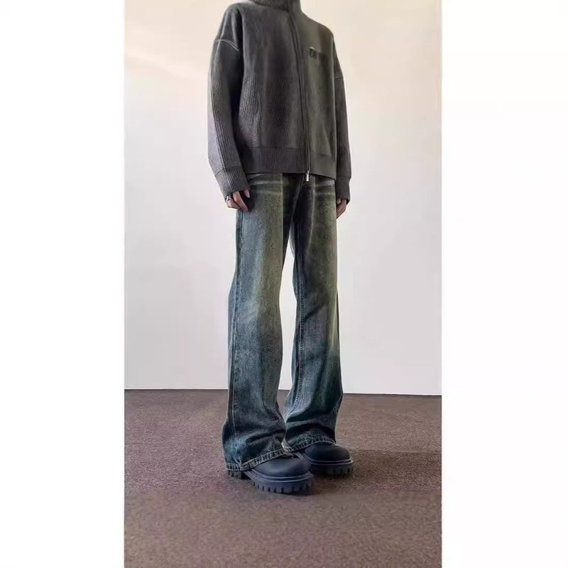 Unisex Classic Denim Jeans Loose Fit Daily Outdoor Wear - Image 2