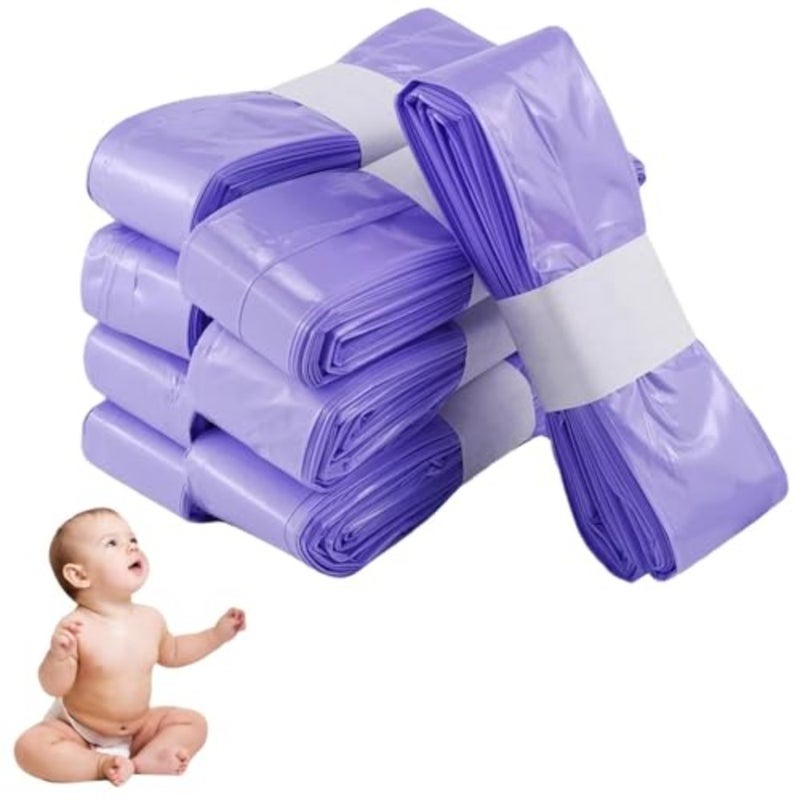 Nappy Bin Refill Bags, Universal, Fits Tommee Tippee, Twist Click, AngelCare, Genie, Foppapedretti, Smellproof, Diaper Pail Refills, Holds Up to 280 Diapers Each - Image 1