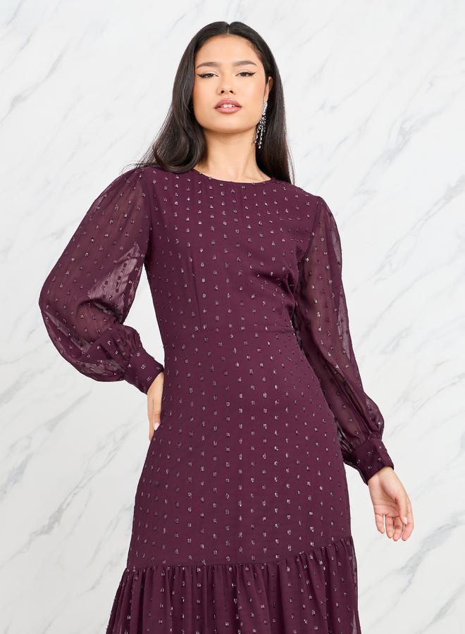 Styli Tiered Chiffon Dress  - Image 2