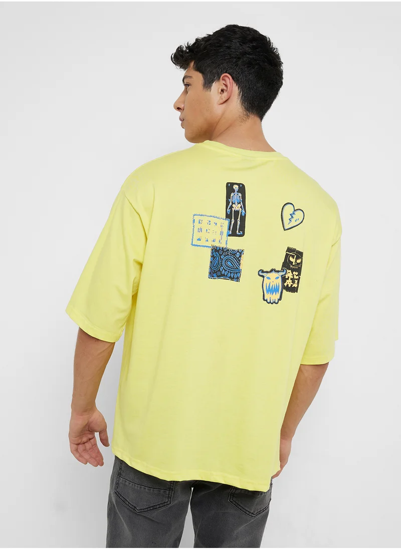Seventy Five Oversized Graphic Tee