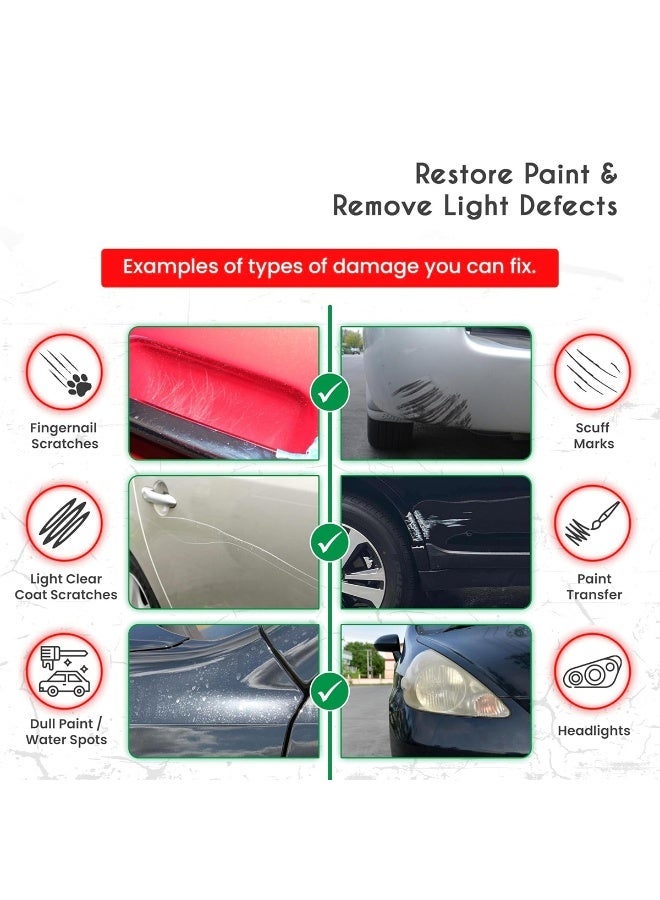 GETSUN Car Scratch Remover Kit GT-7109 Paint Repair Polish Compound Dual Tube Scratch Repair Kit for Car Body - Image 5