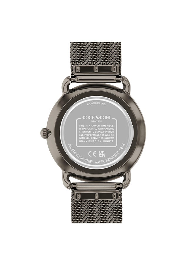 COACH ساعة يد نسائية أنالوج دائرية من الفولاذ المقاوم للصدأ 14504210 - 36 مم - Image 3