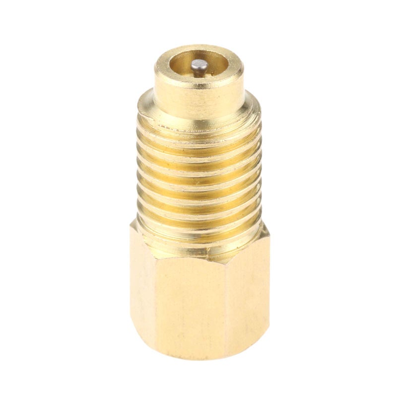Aupoko R12 to R134A Adapter Conversion Quick Connector 14 SAE Female X 12 Male Refrigerant Tank Adapters Fits for AC R134A Refrigerant System