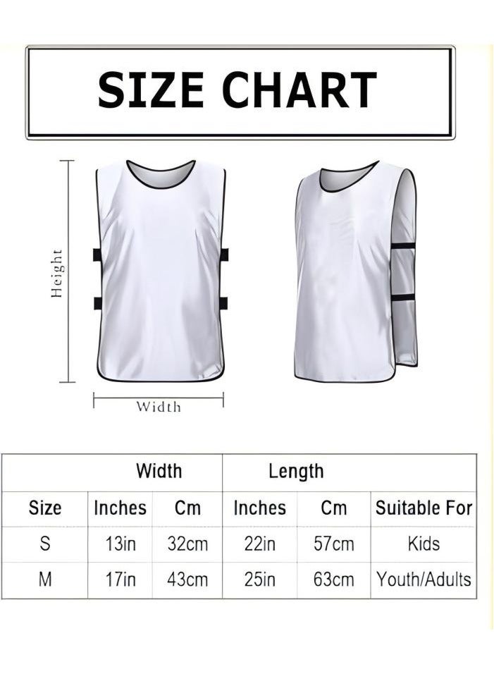 إسكدنيا أخياش تدريب للأطفال، سترات تدريبية مرقمة ل Jerseys كرة القدم كرة السلة - مجموعة من 6، قمصان تدريب لكرة السلة، كرة القدم، كرة اليد (بنفسجي) - Image 5