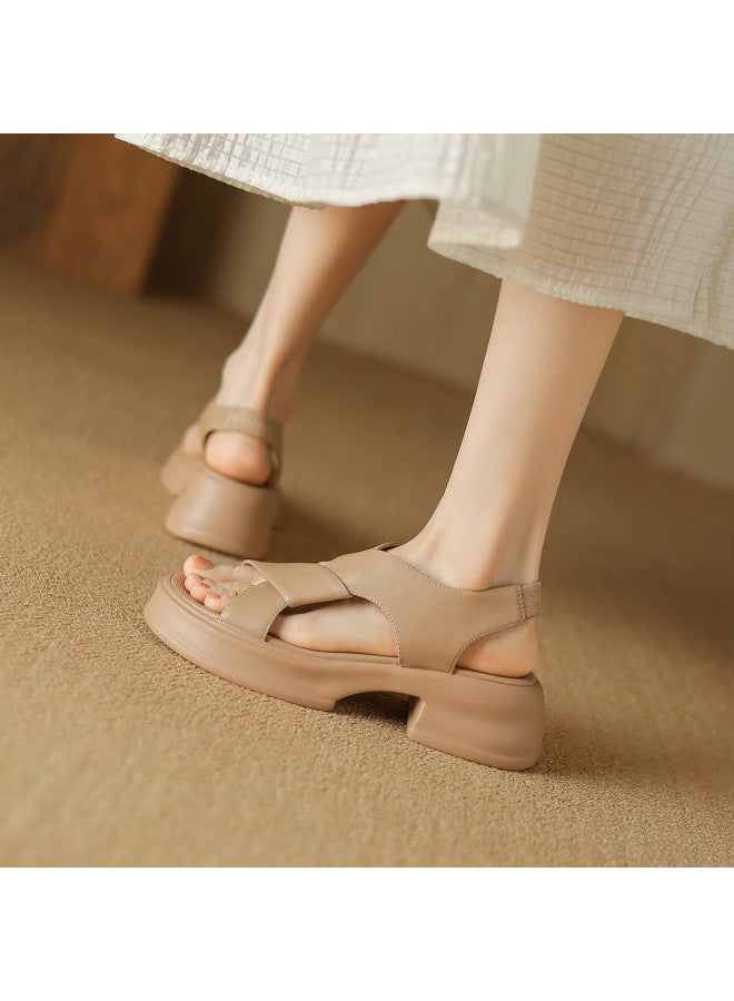 AME Fashion Hot Platform Sandals, Thick-sole Casual Sandals, Height-increasing And Slimming Sandals, Comfortable Summer Sandals - Image 4