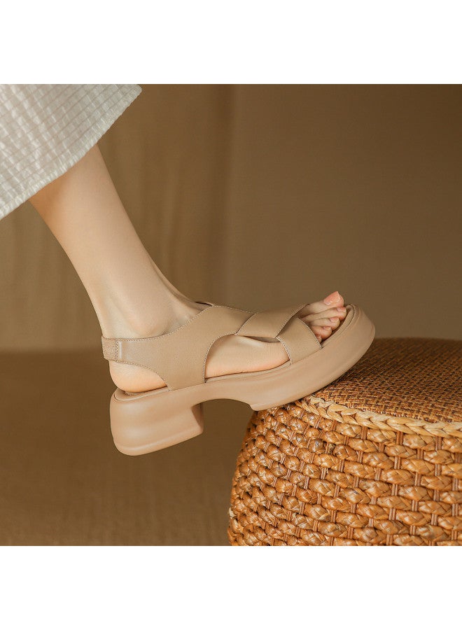 AME Fashion Hot Platform Sandals, Thick-sole Casual Sandals, Height-increasing And Slimming Sandals, Comfortable Summer Sandals - Image 3