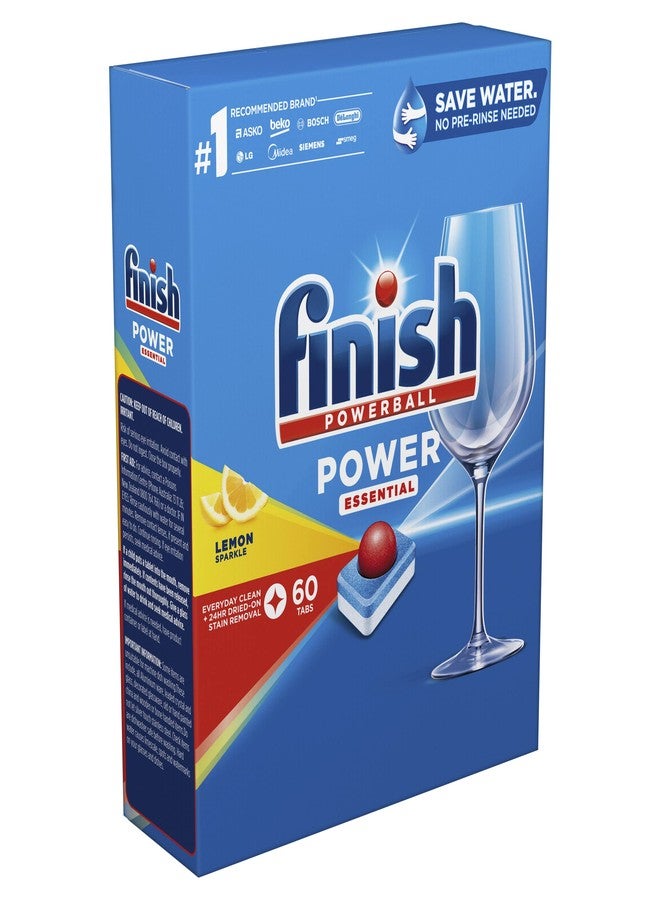 Finish Powerball Quantum All in 1 Dishwasher Tablets, Lemon Sparkle, 200 Tabs (50x4 Pack)
