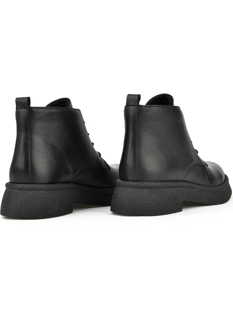 Ziya Women's Leather Boots 13319Z66195 Black