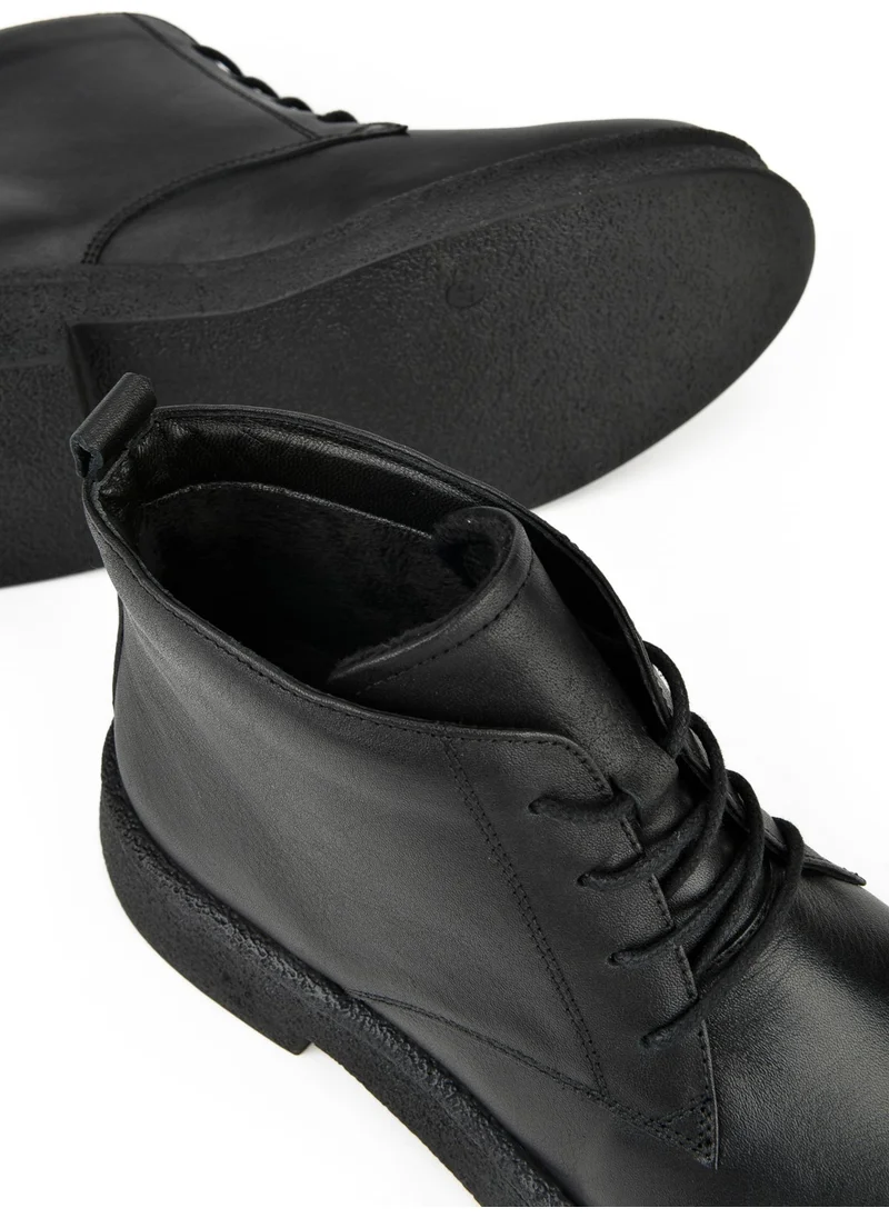 Ziya Women's Leather Boots 13319Z66195 Black