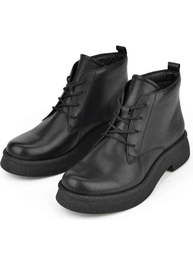 Ziya Women's Leather Boots 13319Z66195 Black